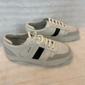 Axel Arigato Sneakers - 39 8.5 or 9; white black sparkle platform